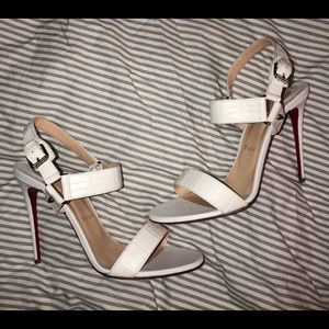 Louboutin sova croc heels
